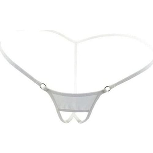 Sexy Thongs Open G-Strings Women Transparent Mini MIcro Bikini Tanga T-Back Panties Crotchless Underwear erotic Lingerie Gifts