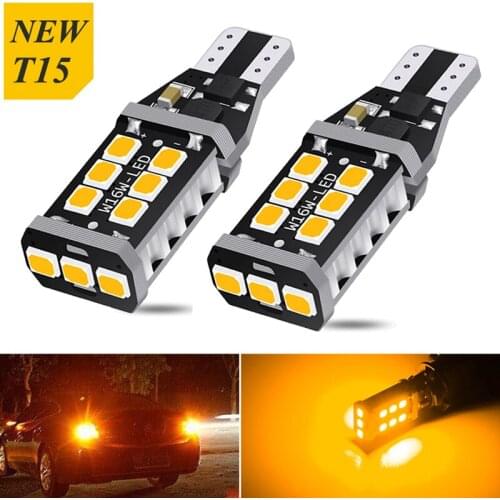 2X CANBUS W16W LED T15 912 921 LED Bulb Car Reverse Light For Mazda 3 6 CX-5 323 5 CX5 2 626 Spoilers MX5 CX 5 12V White Amber