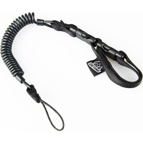 Tactical Gun Sling Pistol Handgun Spring Lanyard Sling Quick Release Shooting Hunting Strap Combat Gear