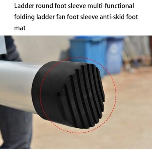Universal Telescopic Ladder Round Foot Cover Multi-Function Folding Ladder Fan-Shaped Foot Cover Anti-Slip Mat En131 Ladder
