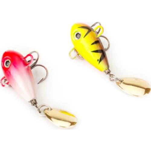 1PCS Metal Mini VIB Fishing Lure 8.5g 16g Fishing Tackle Pin Crankbait Vibration Spinner Artificial Bait Carp For Fishing