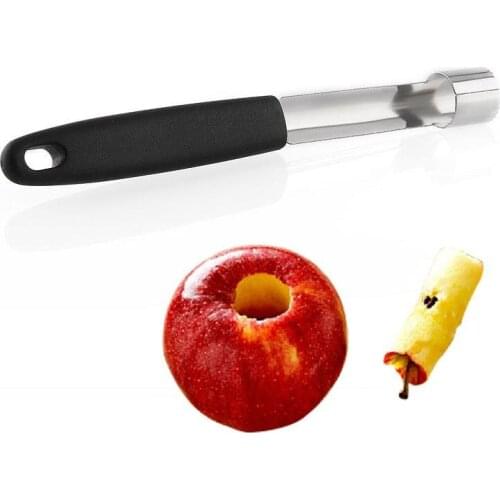 1Pcs Useful Hot Kitchen Supplies Stainless Steel Fruit Core Seed Remover Apple Corer Pitter Seeder Easy Tool
