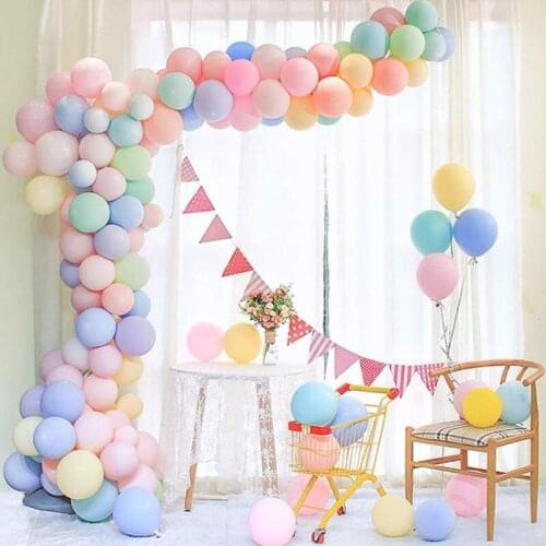 10 inch Wedding Birthday Party Decoration Inflatable Balloons Candy Color Pastel Latex Balloons LX8538
