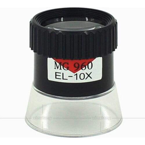10x Portable Cylindrical ABS Plastic Mini Desktop Magnifier Identification Inspection and Maintenance