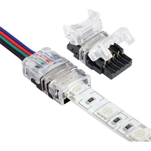 2/4/5 Pin Connector Single RGB RGBW LED Strip to Wire Connection Terminal