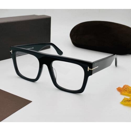 2021 Retro Tom TF5634 Optical Frame Men Vintage Oversize Square Myopia Computer Eyeglasses Frames for men sunglasses