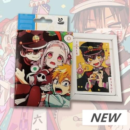 54 Pcs/Set Toilet-Bound Hanako kun Anime Poker Cards Cartoon Playing Card Party Board Game Toy Gift