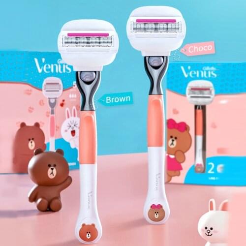 Gillette Venus ComfortGlide Razor Blades With Lubricating Soap Bar Lady Hair Remove Shaver Epilator Bikini Body Underarm Shaving