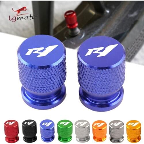 For Yamaha R1 R3 R6 XJ6 XMAN NMAX MT07 MT09 Vstar FZ1 FZ6 Motorcycle CNC Accessories Wheel Tire Valve Stem Caps Airtight Covers