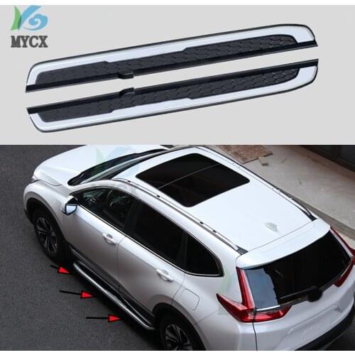 2 Pieces Fixed Door Side Step Fit For Honda CRV CR-V 2017 2018 2019 2020 Factory Style Running Board Nerf Bar Protector