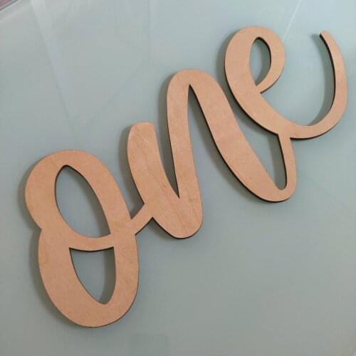 One Sign Photo Prop for First Birthday Photo Shoot for Babies Wooden Number Sign Photographer, Number Sign