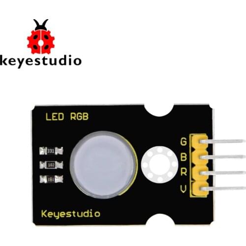 Keyestudio 10mm Highlight Full-color LED RGB Module for Arduino