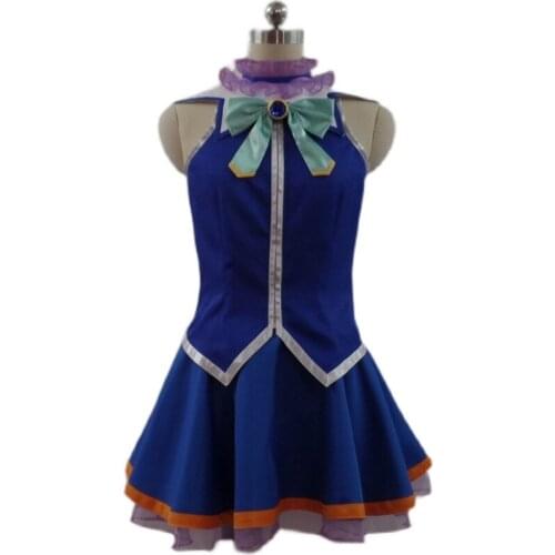 KonoSuba Gods Blessing on This Wonderful World Aqua Tops Dress Uniform Outfit Anime Customize Cosplay Costumes