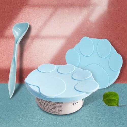 Pet Cat Food Can Cover Silicone Cat Storage Fresh-Keeping Food Cap Lid Portable Kitten Puppy Food Seal Cover Cats Supplies