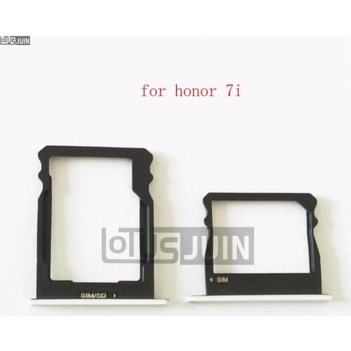1PCS New SIM Card Tray Micro SD Card Holder Slot Adapter Parts For Huawei Honor 7i