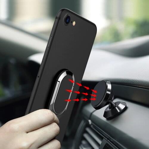 Magnetic Car Stand Holder Case For Samsung Galaxy A10 A20 A30 A50 A60 A70 A11 A21 A31 A41 A51 A71 5G A81 A91 with Finger Ring