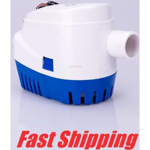 12V 24V Small drainage pump Marine DC water pump for Boat submarine speedboat cruise Fully automatic electric mini bilge pump