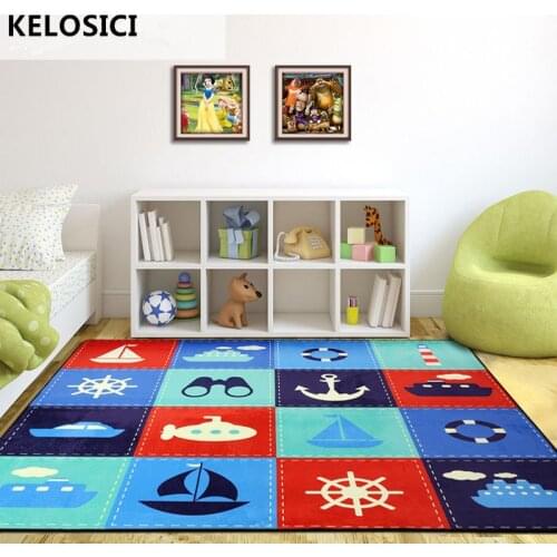 Cartoon Children Soft Carpet Kids Room Home Large Area Decorate Rugs Child Baby Bedroom For Game Living Mat Room Crawl Carpets