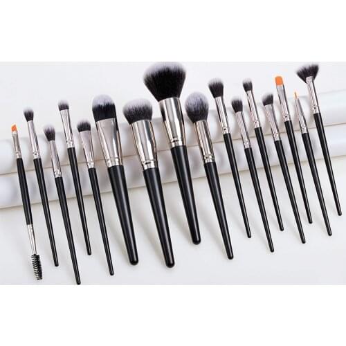 16pc Makeup Brushes Set Black Currant Makeup Foundation Brush Eye brush Full Set Of Makeup Tools Brochas Maquillaje