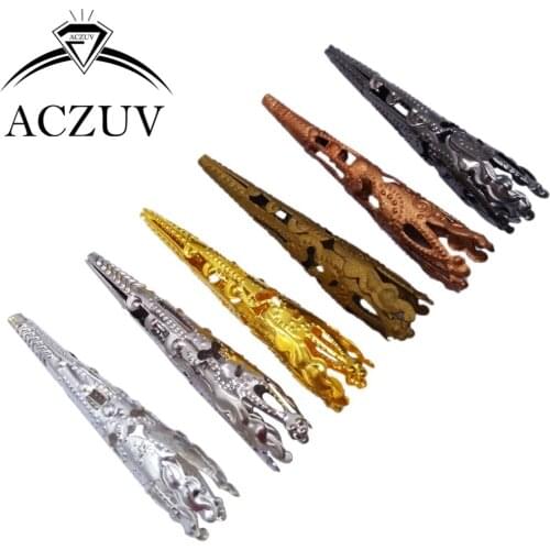 Wholesale Lot 2000pcs 48x41mm Antique Bronze/Copper/Gold/Black/Rhodium Plated/Silver Jewelry Bead Caps DIY Findings Accessories