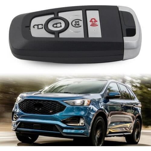 Replacement Remote Key Shell Case Fob 4 Button Auto Parts for Ford Edge 2017 2018 2019 2020 / Ranger 2019-2020