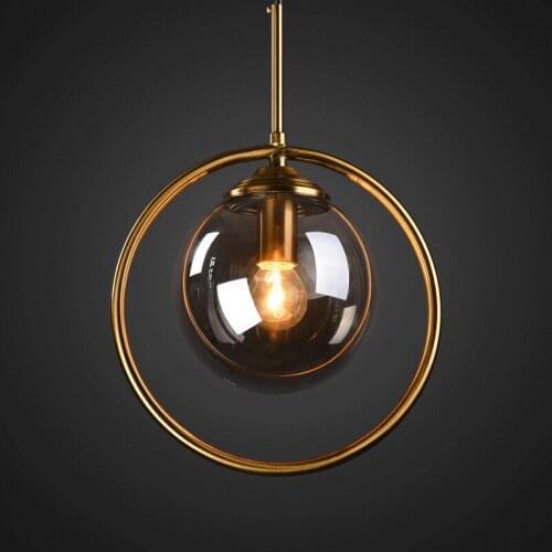 Modern minimalist Nordic lighting bedroom bedside dining room pendant ceiling lamp magic bean glass small hanging lamp