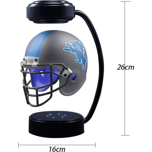 Light Hover Helmets Sports Fan Football Helmets, Creative Collectible Levitating Football Helmetfor Football Fan,for Decoration
