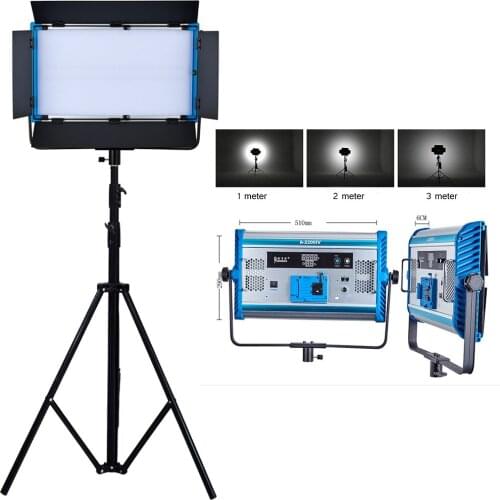 LED Photography Lamp 100W Video Light Studio Photo Light Yidoblo A-2200IV Bi-color 3200-5500K Fill Lighting Continuous Lighting