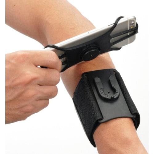 Universal Sports 360 Degree Rotation Phone Holder Wrist Bag Case For Iphone 11 For All 4.0 - 6.5 Smart Phones Detachable