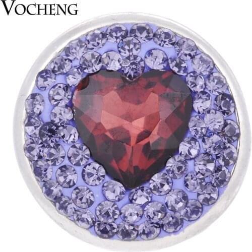 Vocheng Snap Jewelry 18mm 4 Colors Burning Love Button Vn-1052