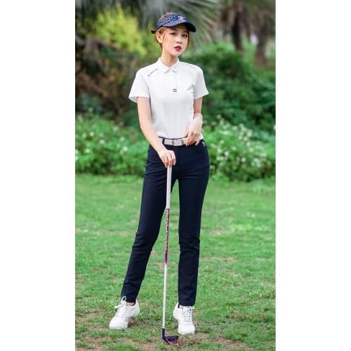 High quality Womens Golf Ninth Pants Breathable Comfortable Golf Trousers