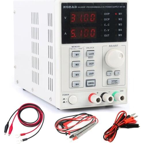 KA3005P High Precision Programmable DC Power Supply 30V 5A Adjustable Digital Laboratory Power Supply RS232 USB Interface