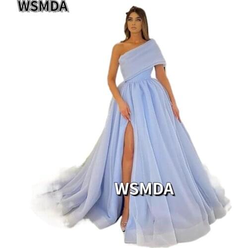 WSMDA Womens One Shoulder Evening Dresses