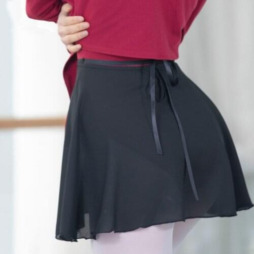 Female Ballet Dance Gauze Skirt Women Adult Body Practice Skirt Chiffon Clothing Ballet Practice/Performance Clothes DQL4191