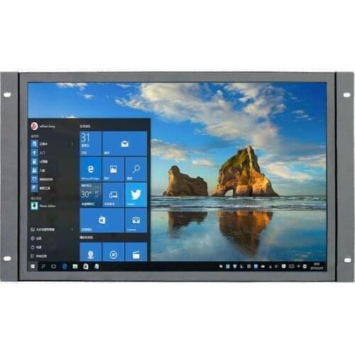 10 Inch Industrial Monitor 800*600 Open Frame Embedded LCD Monitor 4:3 Screen Ratio Black Color With AV/BNC/VGA/HDMI/USB input