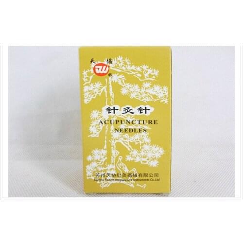 1000pcs reusable silver surface acupuncture needle Genuine tianxie acupuncture needles non-disposable 200pcs/box