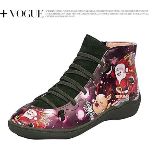 2020 womens shoes winter new womens leather boots casual shoes flat bottom side zipper color matching cloth low heel short tub