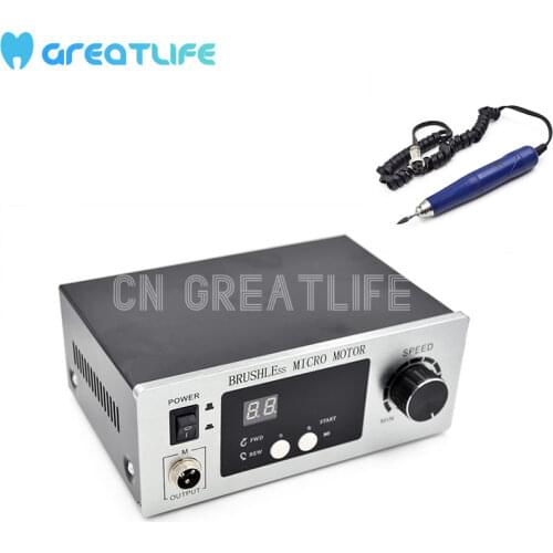 70,000 RPM Non-Carbon Brushless Aluminium Shell Polishing Unit lab Laboratory electric micromotor dental brushless micromotor
