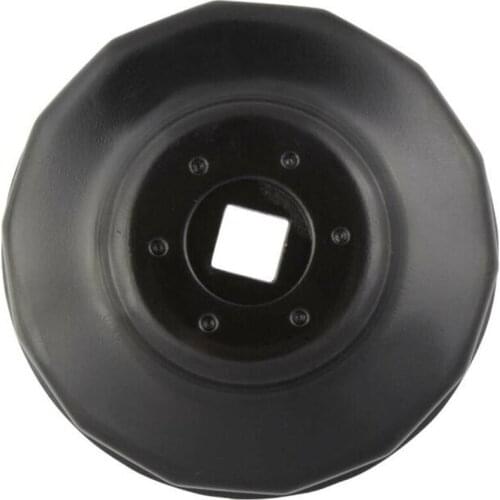 76mm 14 Flutes Car Oil Filter Cap Type Wrench Remover Tool with 3/8 inch Drive Socket for BMW AUDI