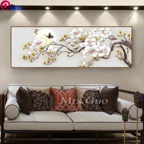 5d Diamond Painting New Arrivals Rich Magnolia Diamond Embroidery Flower Diamond Painting Cross Stitch Kits Diamond Mosaic