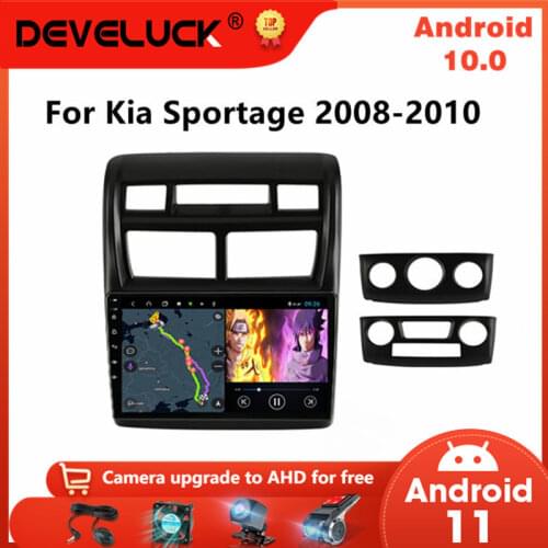 Android 10 Car Player Stereo audio Radio For Kia Sportage 2 2008 - 2010 Multimedia Video Navigation GPS 4G WiFi RDS 2Din MP5 DVD
