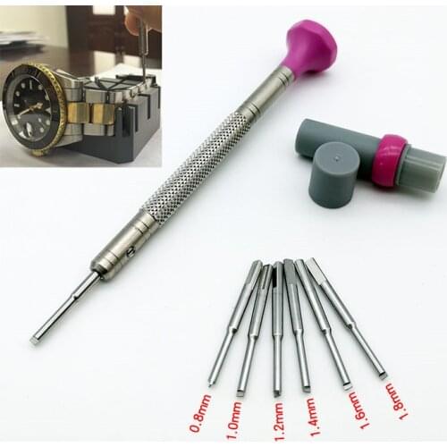 Stainless Steel Rlx Watch Bracelet Adjusting Tool Watch Screwdriver for Watch Repair Special T-type for removing strap knuckle