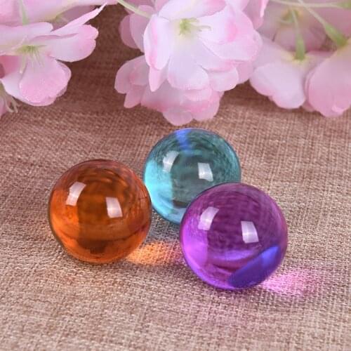 Crystal Ball Quartz Glass Transparent Ball Feng Shui Clear Color Magic Natural Glass Balls Decoration Photography Accessories