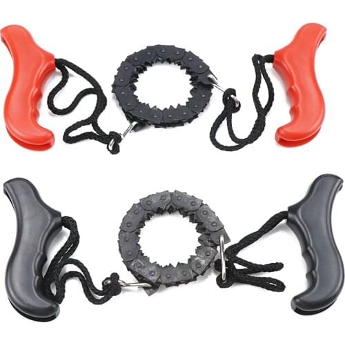 Pocket Hand Chainsaw Outdoor Survival Camping Hiking Wood Cutting Chain Saw for Gardening Survival Outdoor Camping Wood Cutting