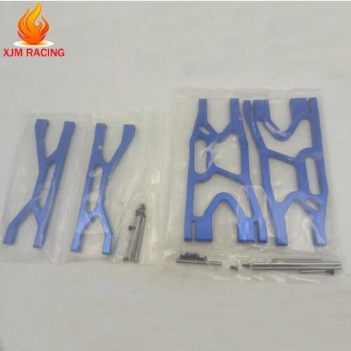 CNC Alloy Upper and Lower Front Rear Suspension Arm Set for 1/5 Traxxas X-max Truck Rc Car Toys Parts