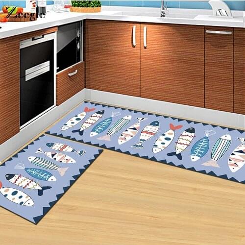 Zeegle Pattern Bath Mat Welcome Door Mats For The Hallway Anti-skid Water Absorbing Floor Mats Corridor Anti-slip Area Rug
