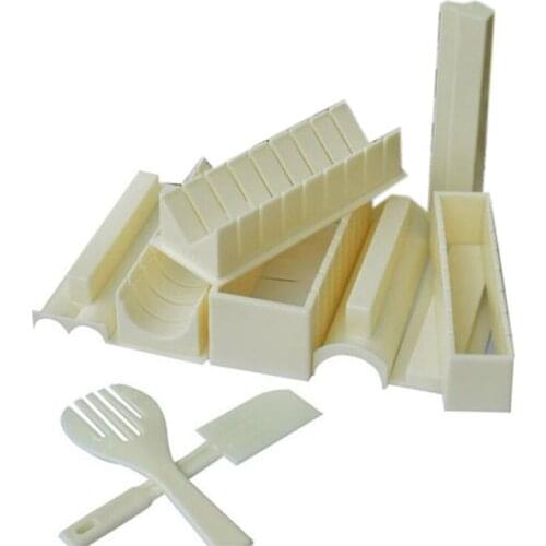 Multi Functional Sushi Tool Rice Ball Making Mold Seaweed Sushi Utensil Five In One Sushi 10 Piece Set