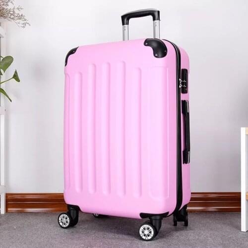 Fashion 20"24 inch girl pink trolley case,students lovely Travel bag,waterproof Rolling luggage,Trolley suitcase vs Boarding box