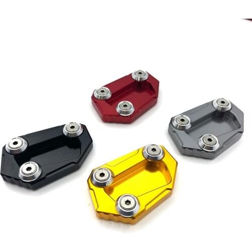 Motorcycle CNC Aluminum Foot Kickstand Extension Pad Plate Side Stand Enlarger For BMW S1000R HP4 2014 2015 2016 2016 S1000 R