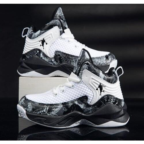 Non-slip Rubber Superstar Basketball Shoes Boy New Printed Platform High Top Student Sneakers Basket Shoes Zapatillas Deportivas